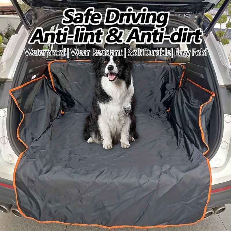 Dog Raincoat - Car Trunk Pet Mat Foldable Car