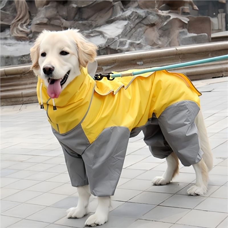 Dog Raincoat - Outdoor Dog Raincoat Jumpsuit Waterproof Dog