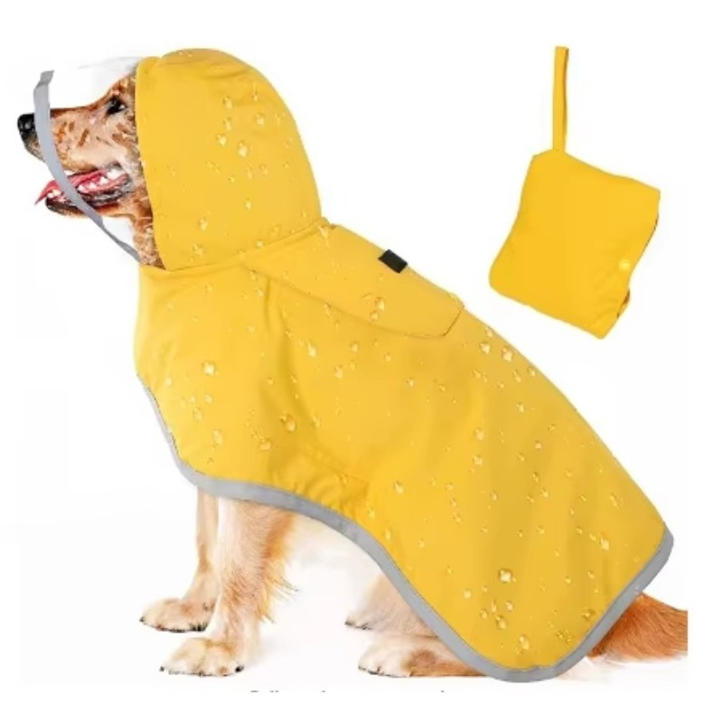 Dog Raincoat - Custom Printed Reflective Dog Raincoat Waterproof