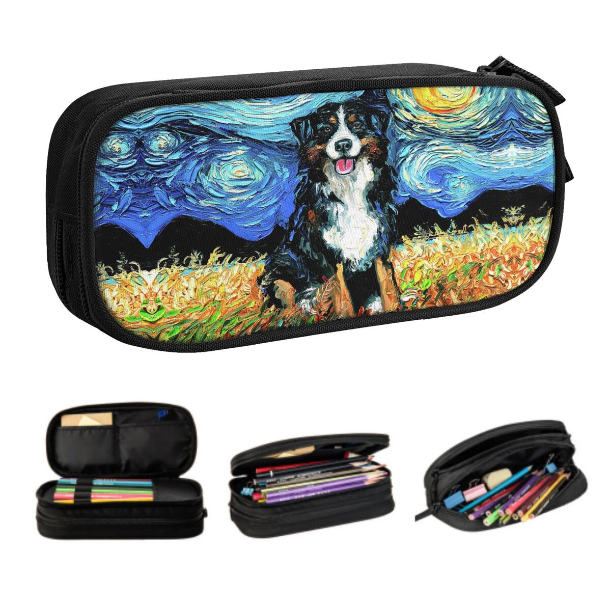 Pet X Supplies & Tack Reviews - Custom Starry Night Bernese Mountain Dog
