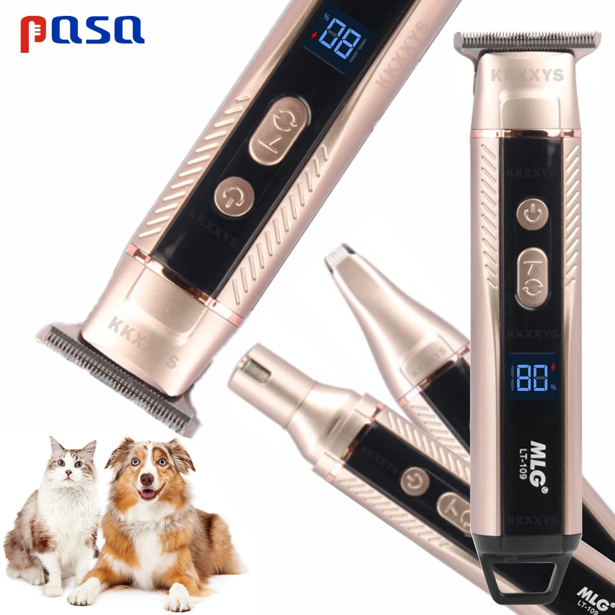 Pet Supplies For Less - Pet Hair Trimmer 3in1 Profession Cat