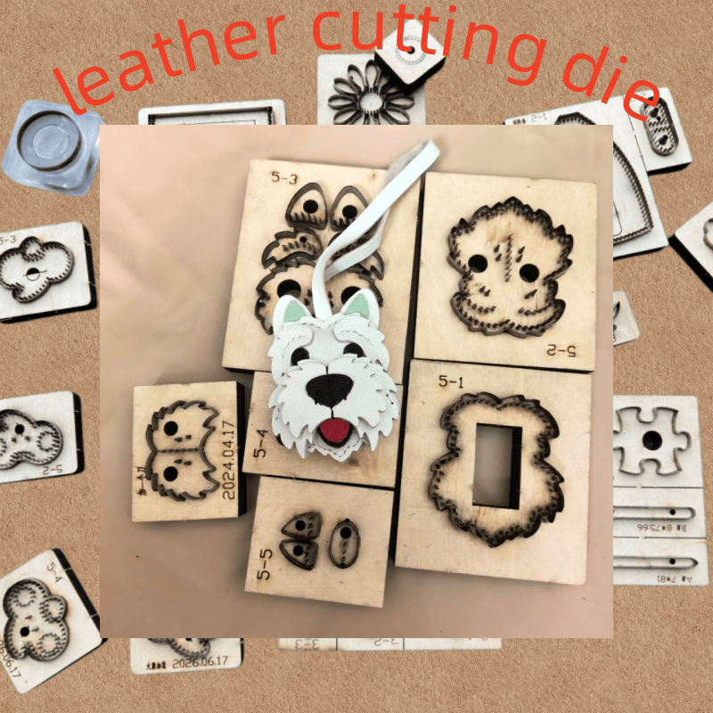 Dog Raincoat - Wooden Cutting Die, Cute Westie Puppy