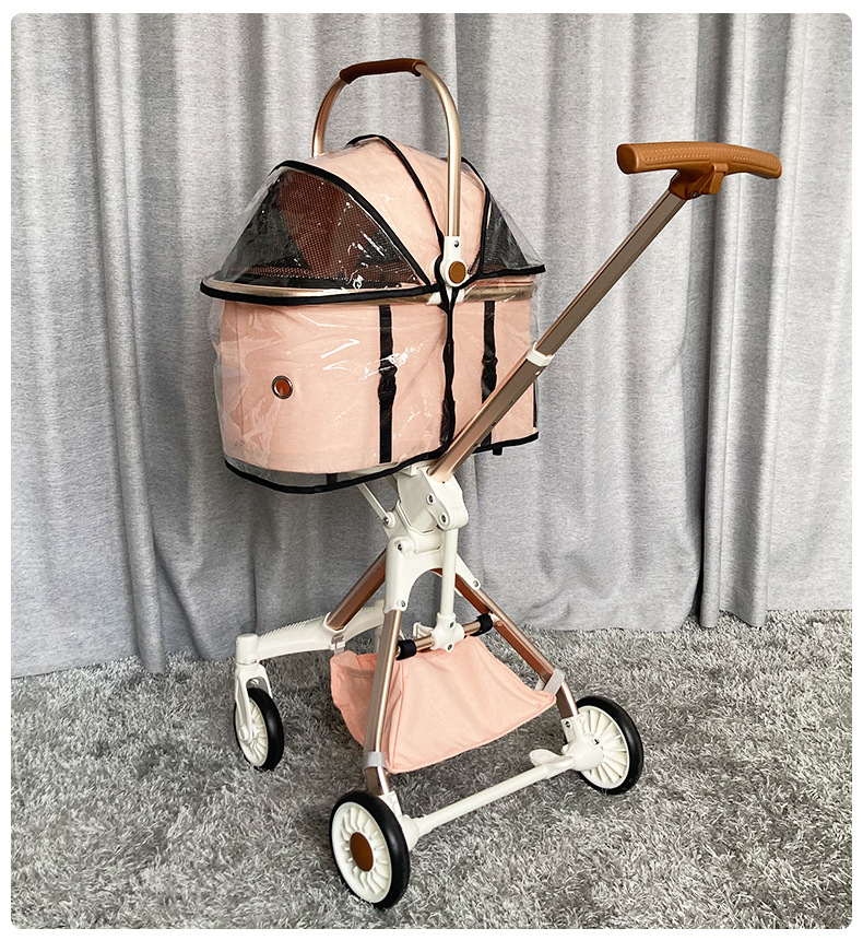 Dog Raincoat - Pet Stroller Rain Cover, Transparent Eva