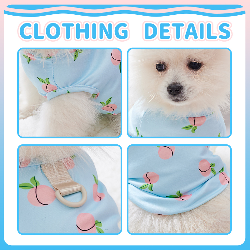 Pink Peach Pattern Vest for Pe - đánh giá và giá Pet Supplies York