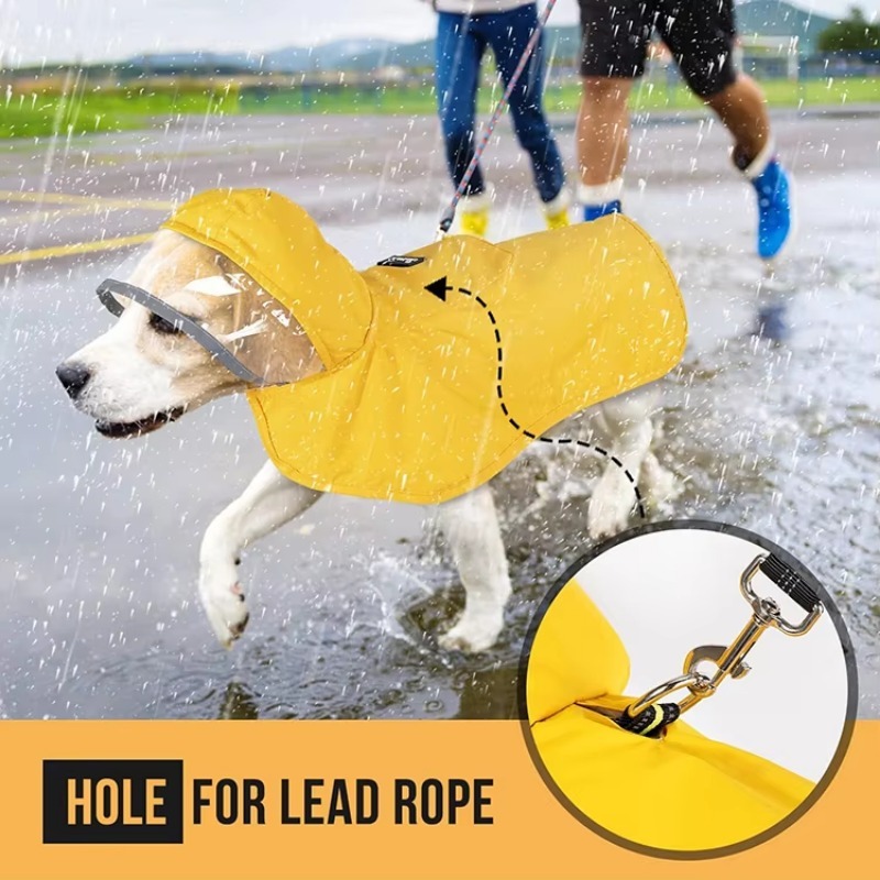 Custom Printed Reflective Dog  - đánh giá và giá Dog Raincoat