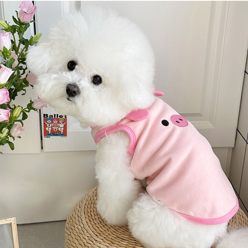 Cartoon Dog Clothes Sleeveless - đánh giá và giá Pet Supplies York