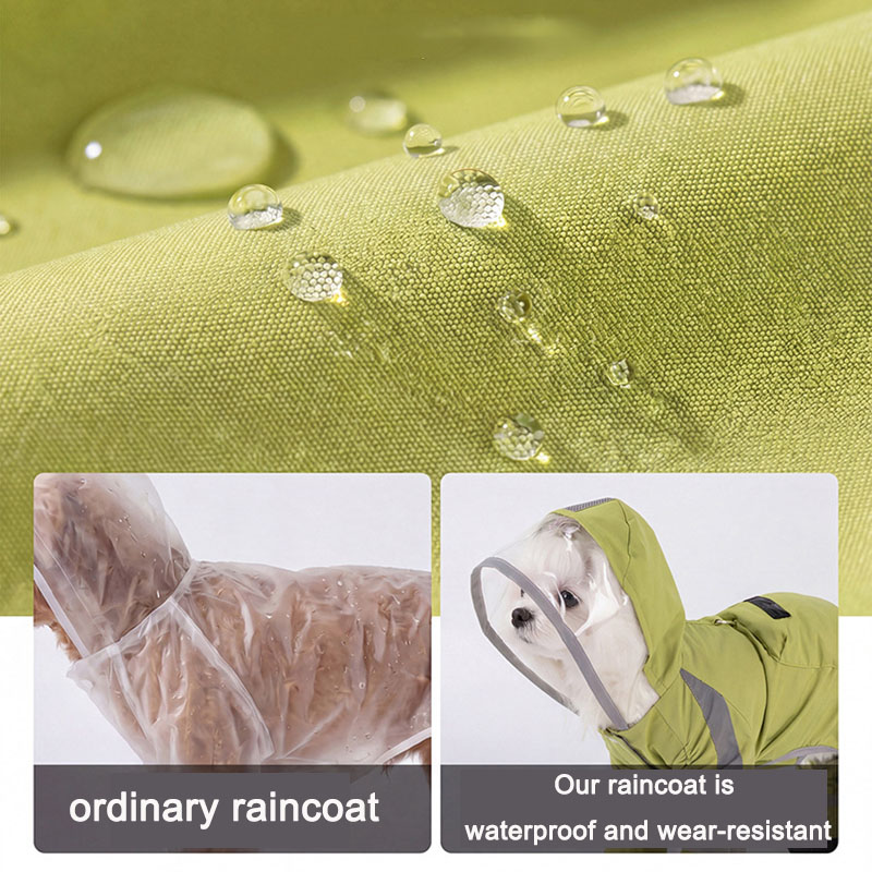 Waterproof Dog Raincoat Clear  - đánh giá và giá Dog Raincoat