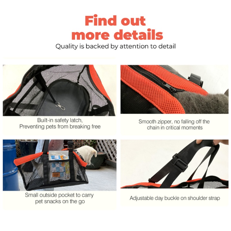 Pet Carrier Bags Mesh Breathab - đánh giá và giá Pet Supplies For Less