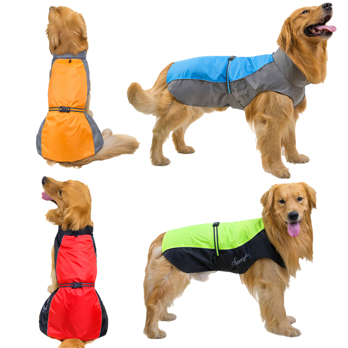 Pet Dog Raincoat Waterproof Wi - đánh giá và giá Dog Raincoat